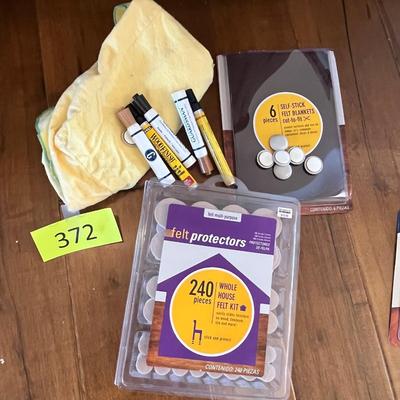 Lot of furniture care items