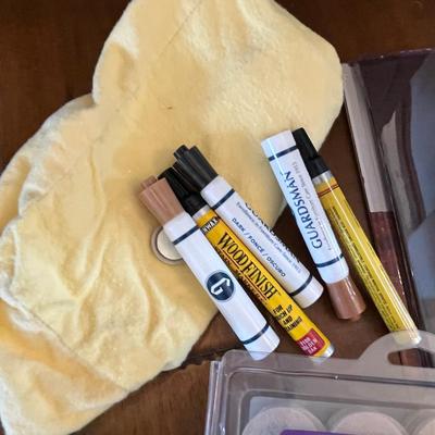 Lot of furniture care items