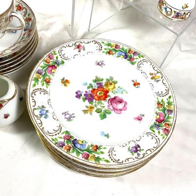 1476 Vintage Bavaria Schumann Floral China Set