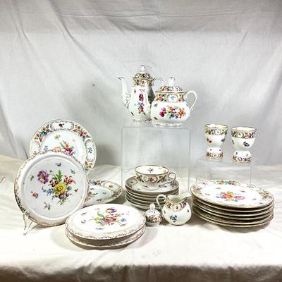 1476 Vintage Bavaria Schumann Floral China Set