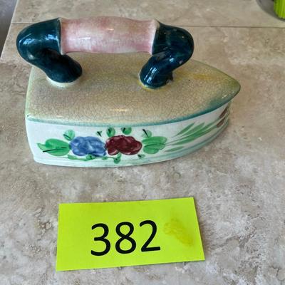 Vintage Sad Iron Jewelry Box