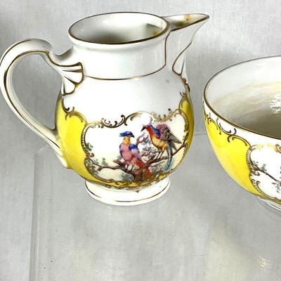 1478 Vintage China Sets Bouillon, Cup and Saucers, Demitasse cups