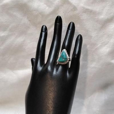 Turquoise 925 Ring Size 6.5