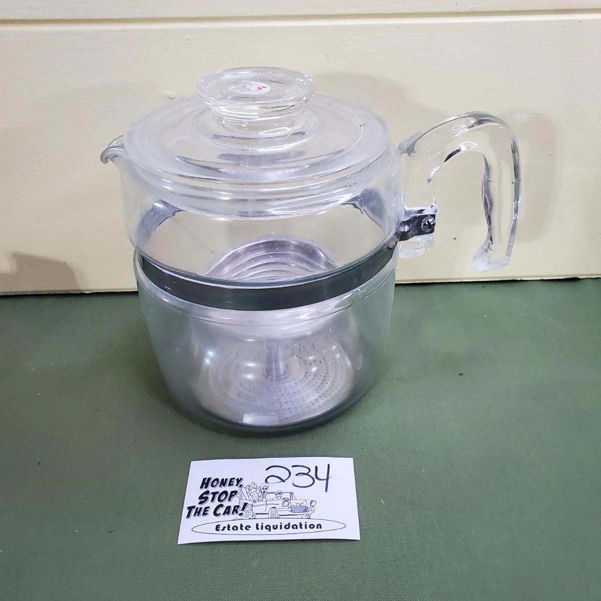 Vintage Pyrex Coffee Pot