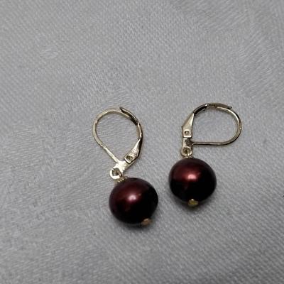 14k 8 mm Cranberry Pearls