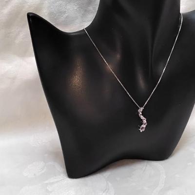 Amethyst 925 16" Necklace