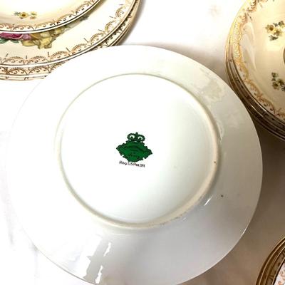 1482 Set of Vintage Bavaria China Contiental Ivory