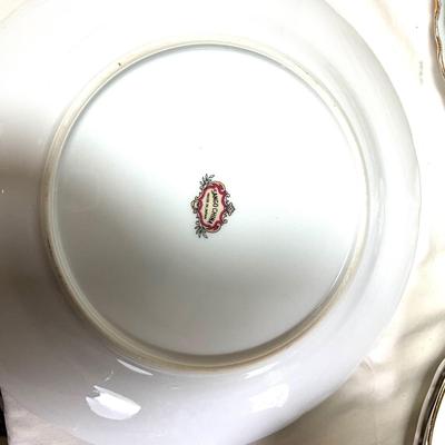 1490 Set of Vintage Tuscan and Sango China "Dawn Rose"