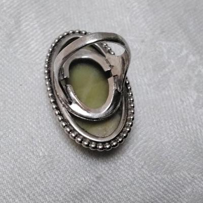 Rare Green Turquoise LSP CO. 925 Ring Size 5