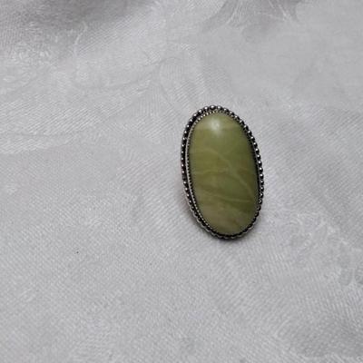 Rare Green Turquoise LSP CO. 925 Ring Size 5