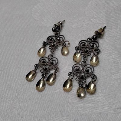 Chandelier Gold Vermeil Earrings