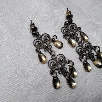 Chandelier Gold Vermeil Earrings