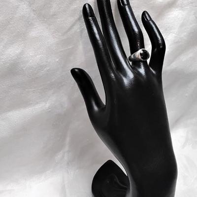 Onyx Signet 925 Ring Size 7