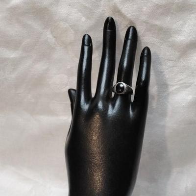 Onyx Signet 925 Ring Size 7