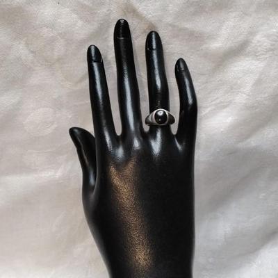 Onyx Signet 925 Ring Size 7