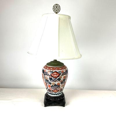1497 Antique Imari Jar Lamp