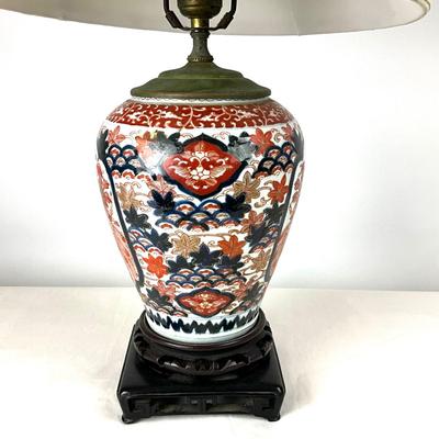 1497 Antique Imari Jar Lamp