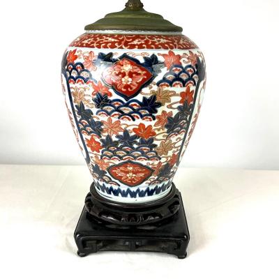1497 Antique Imari Jar Lamp