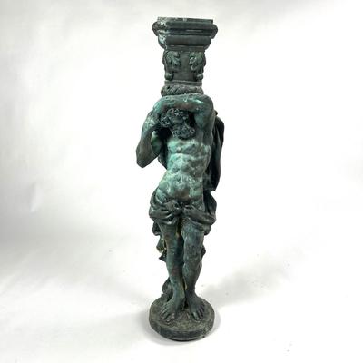 1499 Atlas Garden Statue Water Feature Mythological Spelter Figure