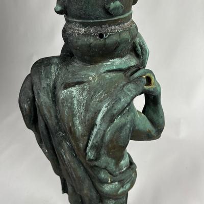 1499 Atlas Garden Statue Water Feature Mythological Spelter Figure