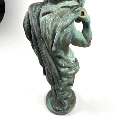 1499 Atlas Garden Statue Water Feature Mythological Spelter Figure