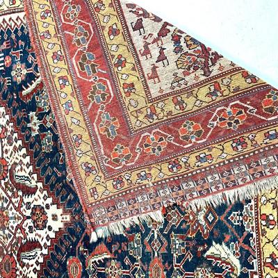 1501 Antique Persian Oriental Rug