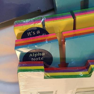 Letter Shaped post it Notes