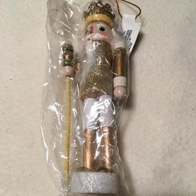 Holly adler gold and silver wood nutcrackers