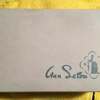 VIntage Ann Seton wedding garter Something Old Something Blue