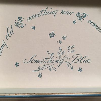 VIntage Ann Seton wedding garter Something Old Something Blue