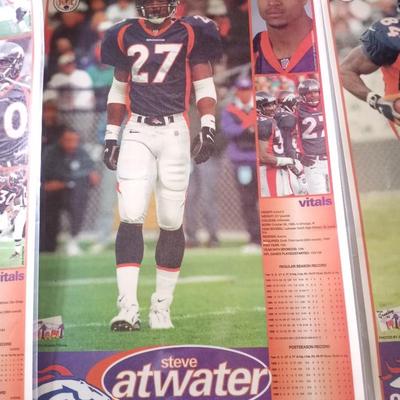 THREE LAMINATED BRONCOS-DAVIS-ATWATER AND SHARP