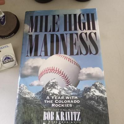COLORADO ROCKIES BOBBLEHEADS-COORS BAT BOTTLES- PINS AND MORE