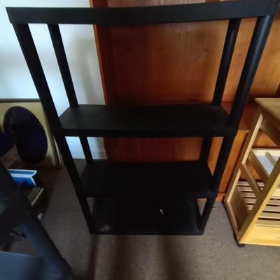 TWO PLASTIC SHELVING'S