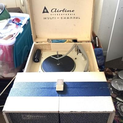 VINTAGE AIRLINE STEREOPHONIC MULTI CHANNELRECORD PLAYER