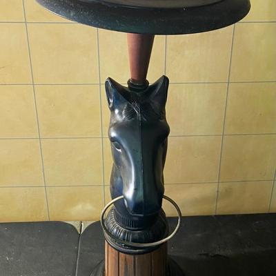 Vintage Horse Ashtray Stand
