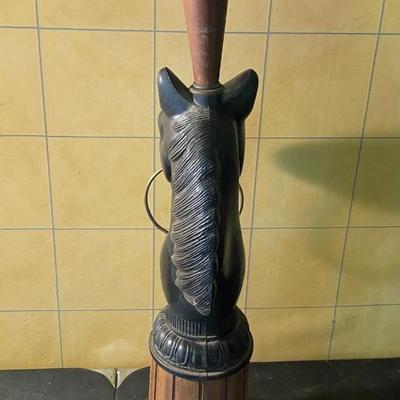 Vintage Horse Ashtray Stand