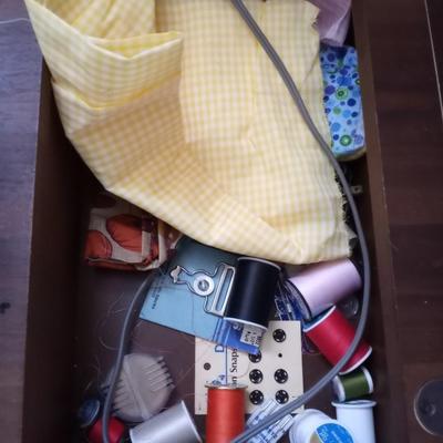 SINGER TOUCH & SEW MACHINE IN WOODEN TABLE