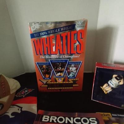 BRONCO SUPERBOWL-ELWAY-AND COLLECTIBLE ITEMS