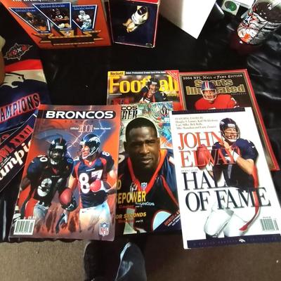 BRONCO SUPERBOWL-ELWAY-AND COLLECTIBLE ITEMS