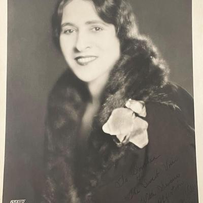 Opera singer Cosma Vullo signed photo 