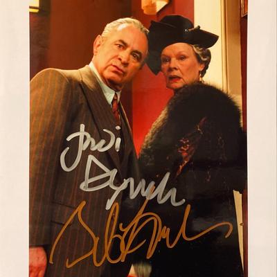 Mrs Henderson Presents Judi Dench and Bob Hoskins signed movie photo