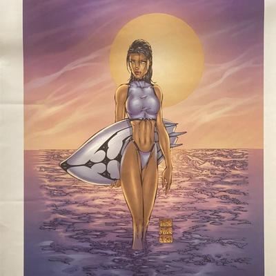 2000 Michael Turner's Fathom poster 