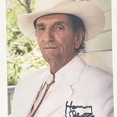 Harry Dean Stanton signed photo