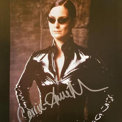 The Matrix Carrie-Anne Moss signed photo