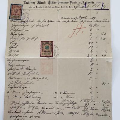 Austrian 1909 Document