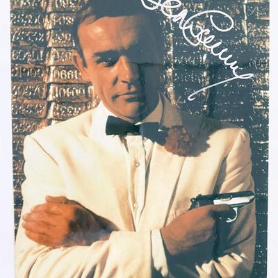 James Bond Sean Connery facsimile signed reprintmovie photo