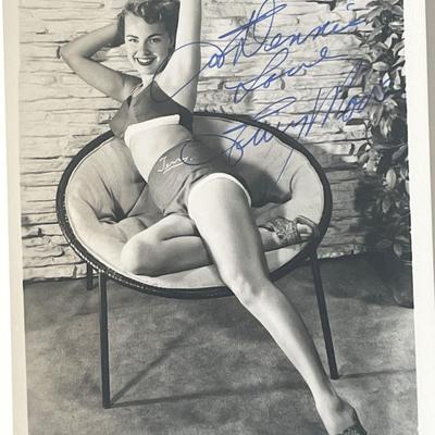 Actress Terry Moore signed photo