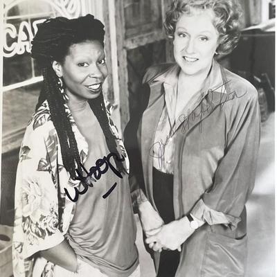 Bagdad Cafe actresses Whoopi Goldberg and Jean Stapleton signed photo