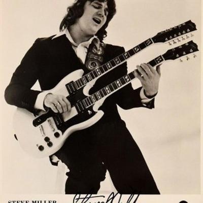 Steve Miller signed promo photo 