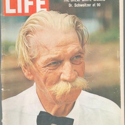 Dr. Albert Schweitzer Life Magazine Feb. 19, 1965